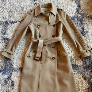 Burberry wool coat size 10
